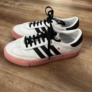 Adidas Sambarose Platform Sneakers